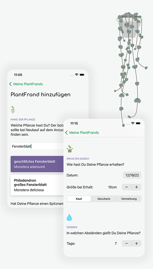 PlantFrand App: Pflanzen sammeln
